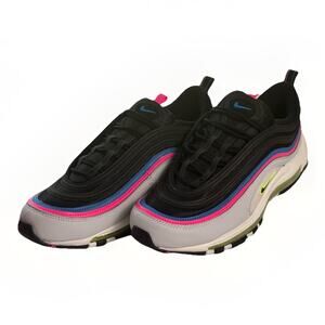 Nike Air Max 97 Pure Platinum Black White DZ4392-001 Size 11.5 OG Box Pink Volt